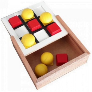 foto de jogo da velha adaptado em madeira mdf