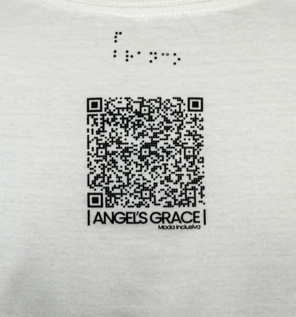 Camiseta Qr Code e Braille