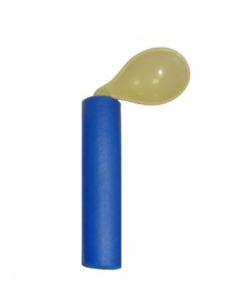 COLHER PLÁSTICA CURVA COM ENGROSSADOR - MÃO ESQUERDA