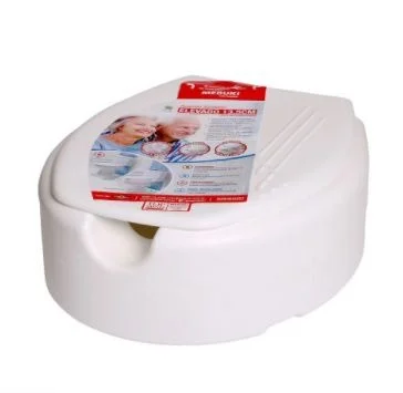 Assento sanitário oval elevado com tampa 13,5cm - Mebuki