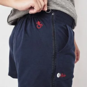 SHORTS ADAPTADO COM ZÍPER NAS LATERAIS